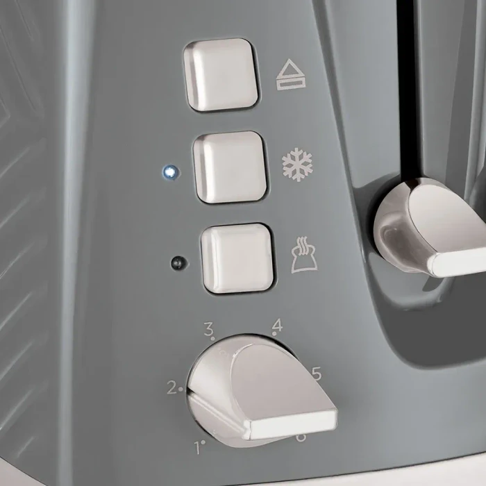 Russell Hobbs Groove Toaster grau