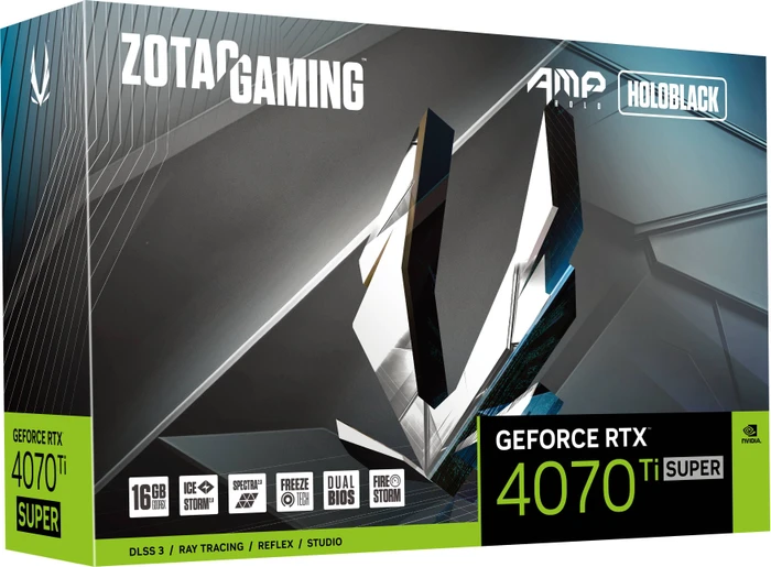 Zotac Gaming GeForce RTX 4070 Ti SUPER AMP Holo, 16GB GDDR6X, HDMI, 3x DP
