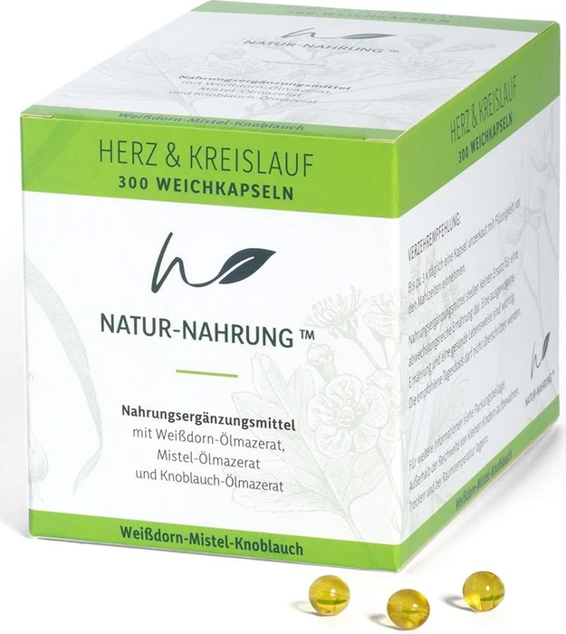 Natur-Nahrung Herz & Kreislauf Weichkapseln, 300 Stück