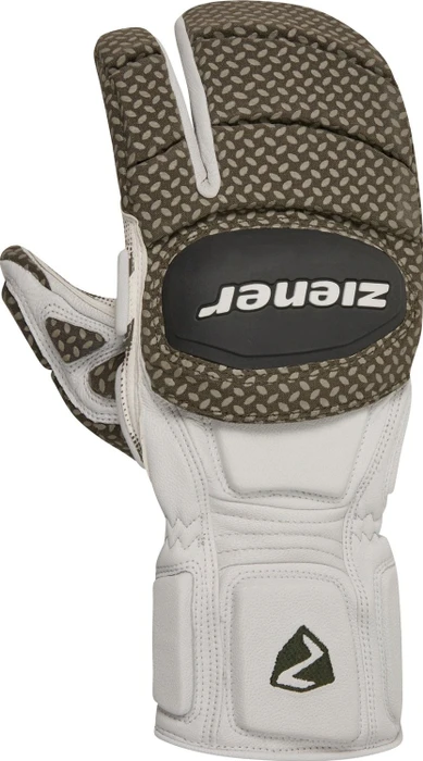 Ziener Gatos-Z PR Lobster Skihandschuhe white/deep olive