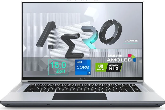 GIGABYTE AERO 16 YE5-94UK948HP, Core i9-12900H, 32GB RAM, 2TB SSD, GeForce RTX 3080 Ti, UK