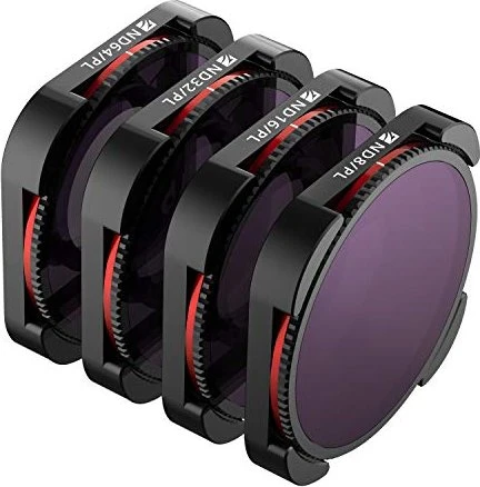 Freewell GoPro Hero12/Hero11/Hero10/Hero9 Schwarze Filter Bright Day 4er-Pack