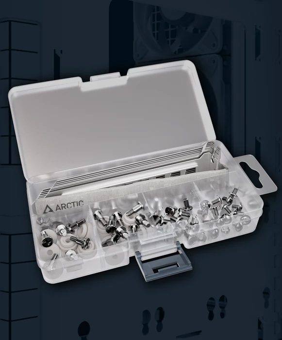 ARCTIC Xtender VG White, Glasfenster