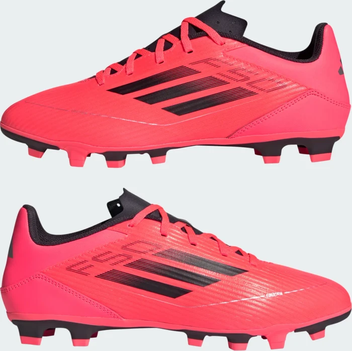 adidas F50 Club FxG turbo/aurora black/platinum metallic