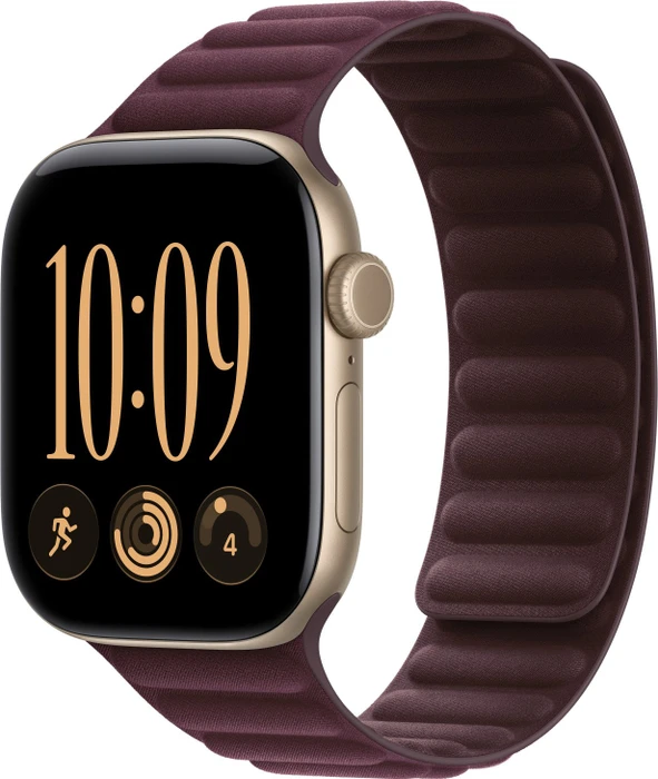Apple Armband mit Magnetverschluss S/M für Apple Watch 46mm burgunder