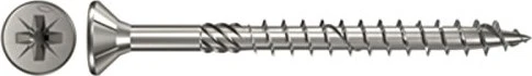 fischer PowerFast FPF-SZ A2P 100 PZ2 Spanplattenschraube, 4x70mm, 100 Stück