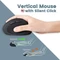 Perixx Periduo 606 Wireless Mini Ergonomic Split Keyboard and Vertical Mouse Combo schwarz, USB, ES Vorschaubild
