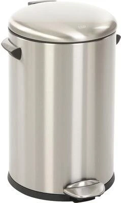 Eko Belle Deluxe Step Bin 12L edelstahl matt
