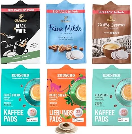 Douwe Egberts Senseo Klassisch Kaffeepads, 108 Stück (3x 36 Stück)