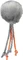 Trixie Ball mit Band, 4cm Vorschaubild