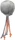 Trixie Ball mit Band, 4cm (4126)