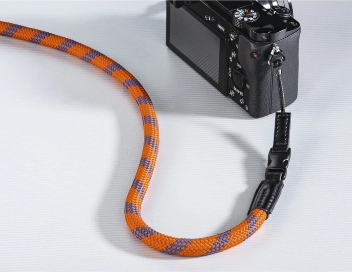 Hama Braid 120 Kameragurt orange/blau