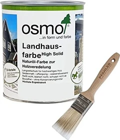 Osmo Landhausfarbe 2704 außen steingrau, 750ml