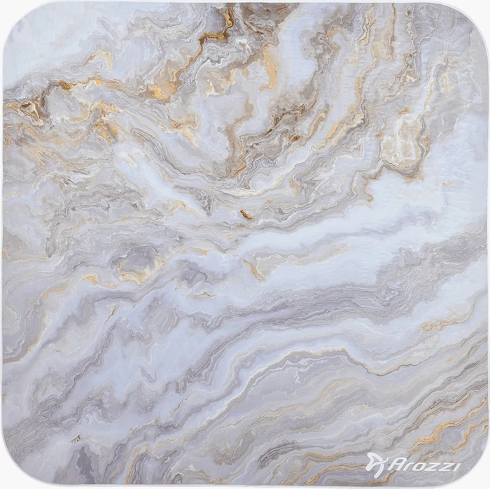 Arozzi Zona Bodenschutzmatte, White Marble, quadratisch, weich