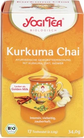 Yogi Tea Kurkuma Chai Tee Beutel, 17 Stück