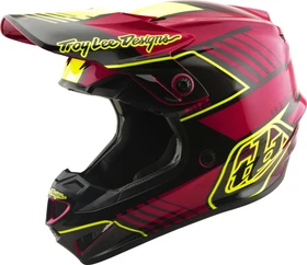 Troy Lee Designs Youth GP Pro Segment Fuchsia schwarz/gelb/rosa