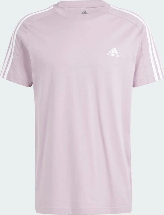 adidas Essentials Single 3-Streifen T-Shirt kurzarm preloved fig (Herren)
