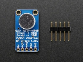Adafruit Mikrofon, MAX9814/CMA-4544PF-W, mit automatischer Verstärkerregelung