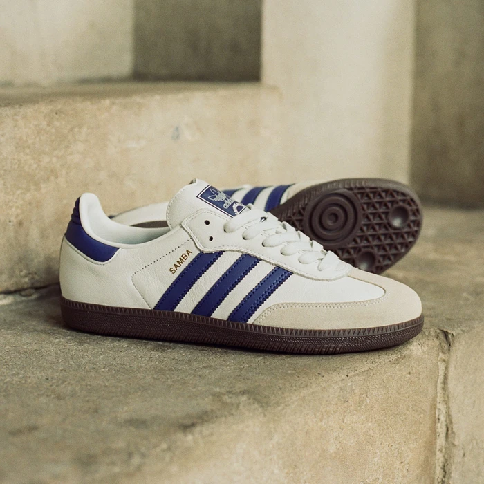 adidas Samba ADV cloud white/collegiate purple/gold metallic