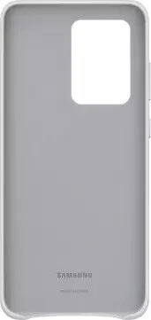 Samsung Leather Cover für Galaxy S20 Ultra light gray
