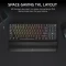 Corsair Gaming K70 CORE TKL WIRELESS RGB, schwarz, MLX RED V2, USB/Bluetooth, DE Vorschaubild