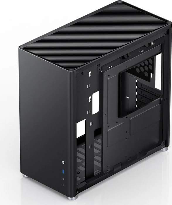 Jonsbo D40, schwarz, Glasfenster
