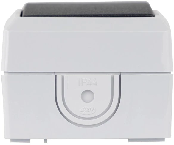 REV Ritter AquaForm Aus-/Wechselschalter AP IP 44, grau