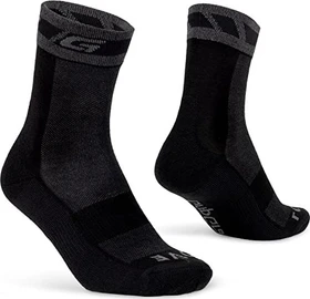 GripGrab Merino Winter Fahrradsocken schwarz