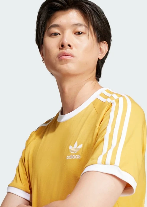 adidas Adicolor Classics 3-Streifen T-Shirt kurzarm preloved yellow (Herren)