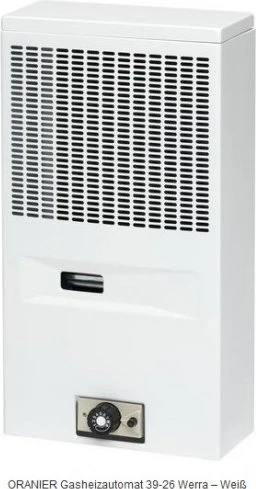 Oranier Ruhr Propangas 2kW Gas-Heizautomat weiß