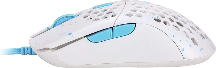 HK Gaming Sirius-M 3389 Gaming Mouse Massalia weiß/blau, USB