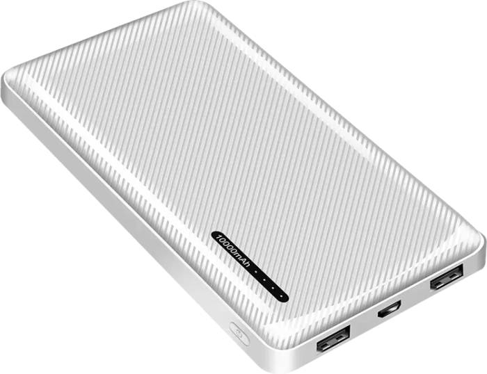 LogiLink Powerbank 10000mAh 2x USB-A 1x USB-C weiß