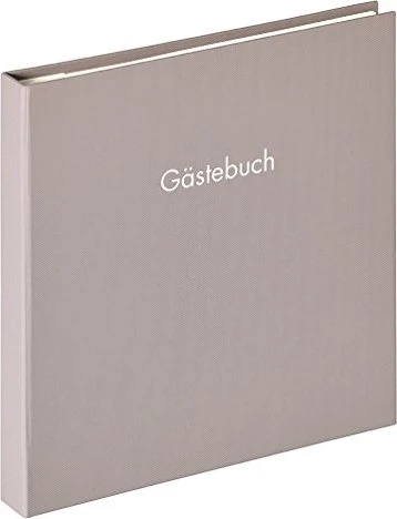 Walther Design Buch Gästebuch Fun 26x25 grau