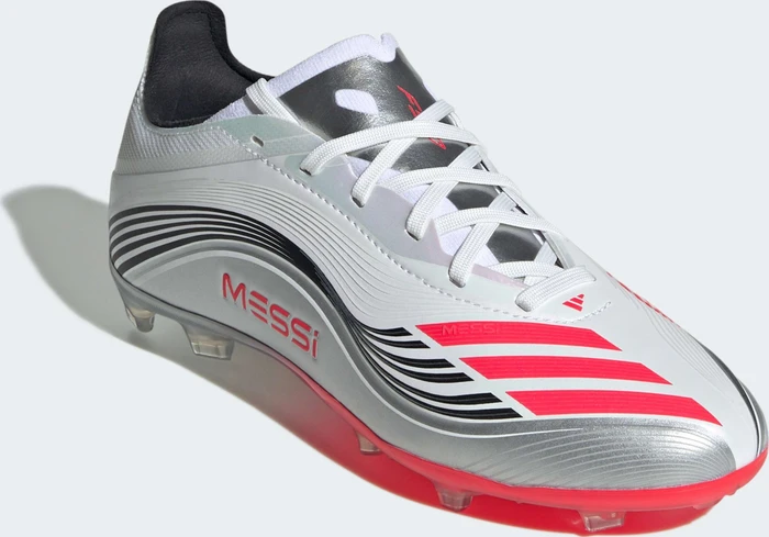 adidas F50 Elite Messi FG cloud white/lucid red/silver metallic (Junior)
