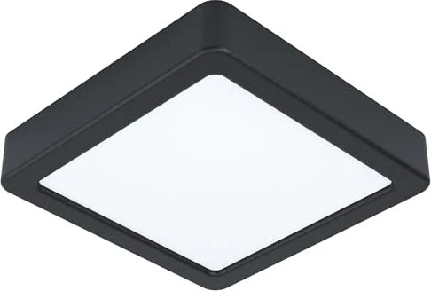 Eglo Fueva 5 eckig 16cm 17W 4000K Aufbauleuchte schwarz