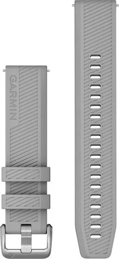 Garmin Schnellwechsel Ersatzarmband 20mm Silikon grau