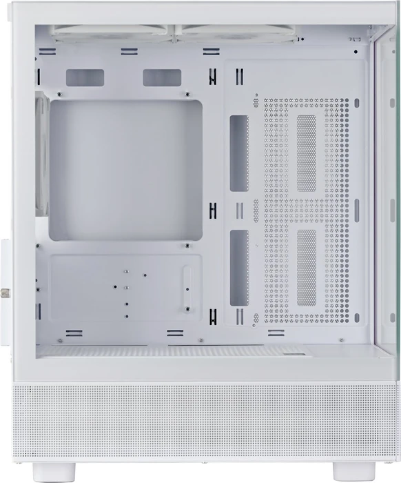 SilverStone Lucid 04, weiß, Glasfenster