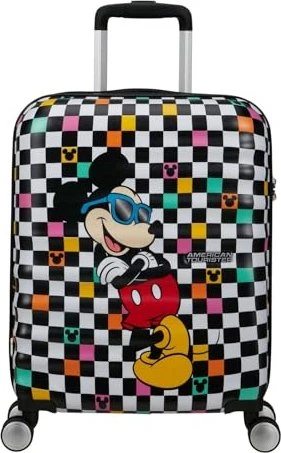 American Tourister Wavebreaker Disney Spinner 55cm Mickey Check