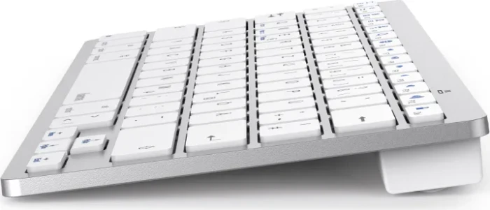 Hama KEY4ALL X510, silber, Bluetooth, DE