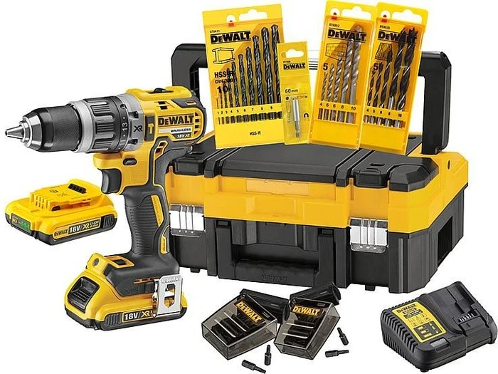 DeWalt DCK796D2T Akku-Schlagbohrschrauber inkl. Koffer + 2 Akkus 2.0Ah + Zubehör