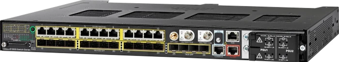 Cisco IE 5000 LAN Base Hardened Industrial Rackmount Gigabit Managed Switch, 16x SFP, 12x RJ-45, 360W PoE+