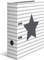 Herma Ordner 2-Ring mit Motiv, 70mm, A4, Stars Weiß gestreift, 10er-Pack Vorschaubild