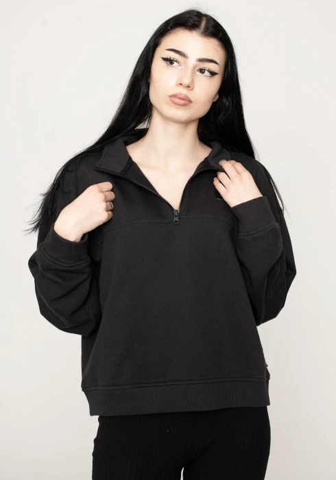 Vans Leighton Mock Neck Sweatshirt schwarz (Damen)