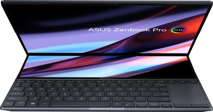 ASUS ZenBook Pro 14 Duo OLED UX8402VV-P1084X, Tech Black, Core i9-13900H, 32GB RAM, 1TB SSD, GeForce RTX 4060, DE