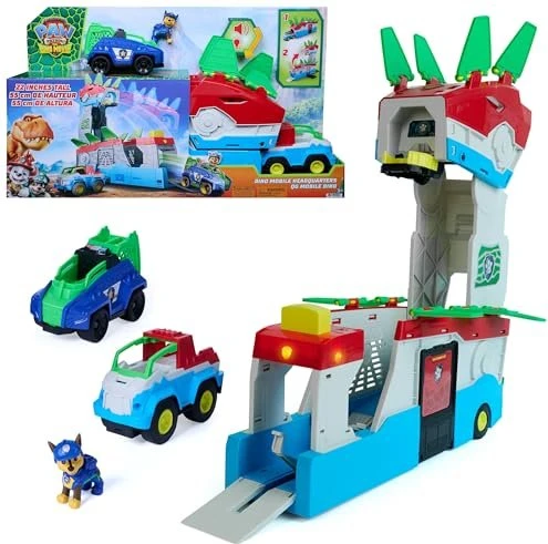 Spin Master Paw Patrol - Der Dino Film 2-in-1 Mobiles Dino-Hauptquartier
