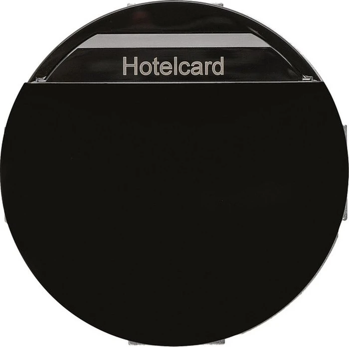 Berker Serie R.classic Relais-Schalter für Hotelcard, schwarz