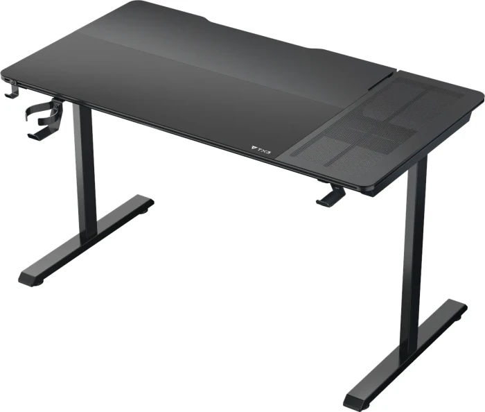 Thunder X3 LAB-X Lite Schreibtisch 130x70cm schwarz/schwarz