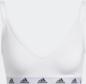 adidas Purebare Light-Support Sport-BH white/black (Damen)