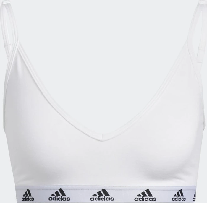 adidas Purebare Light-Support Sport-BH white/black (Damen)