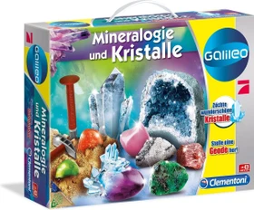 Clementoni Galileo Ausgrabungs-Set Mineralogie und Kristalle